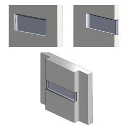 Cheminée électrique encastrable 3 faces - GALIA 84